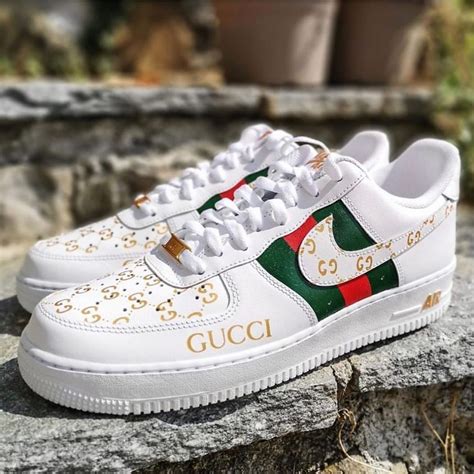 custom air force one gucci|drippy air force 1 shoes.